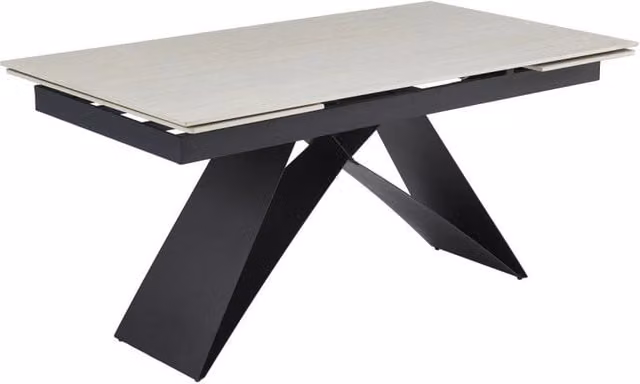 Tavolo allungabile Darren Casa Collection Bianco L: 90 cm, P: 90 cm, H: 77 cm