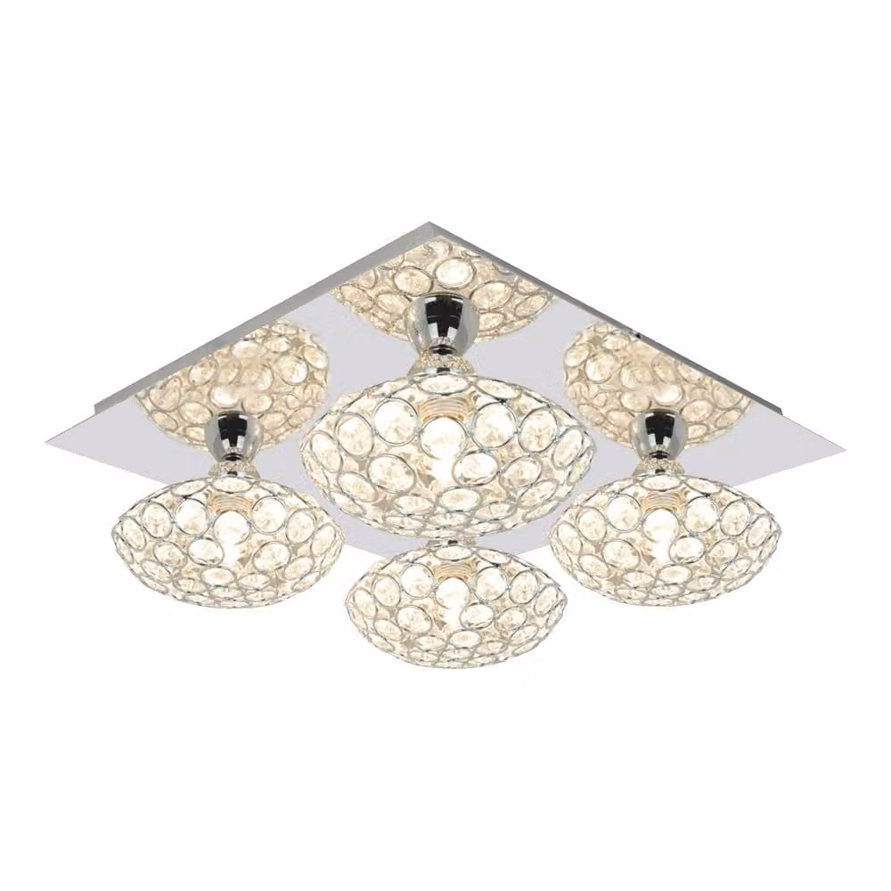 Plafoniera TAURO 4xG9/33W, cromo L: 300, L: 110, H: 300, dimmerabile