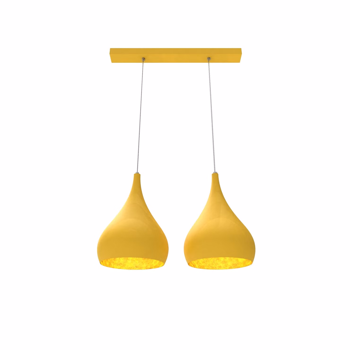 Lampada A Sospensione Calice Lineare X2 Monocolore Opaca