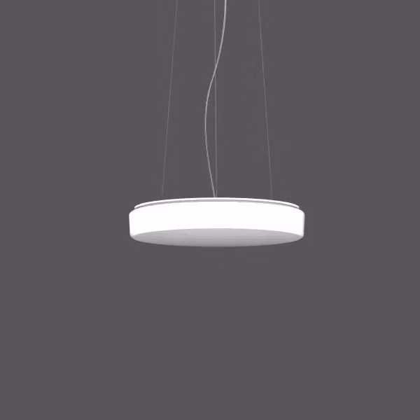 RZB Flat Polymero Kreis, LED, 4000 K, 4050 lm, IP40, Bianco