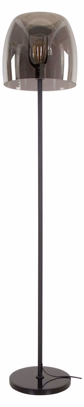 Lampada da terra FURNLUX Driftglas grigio e nero 35 cm / Colore principale: grigio / Dimensioni: 35 x 170 x 35 cm