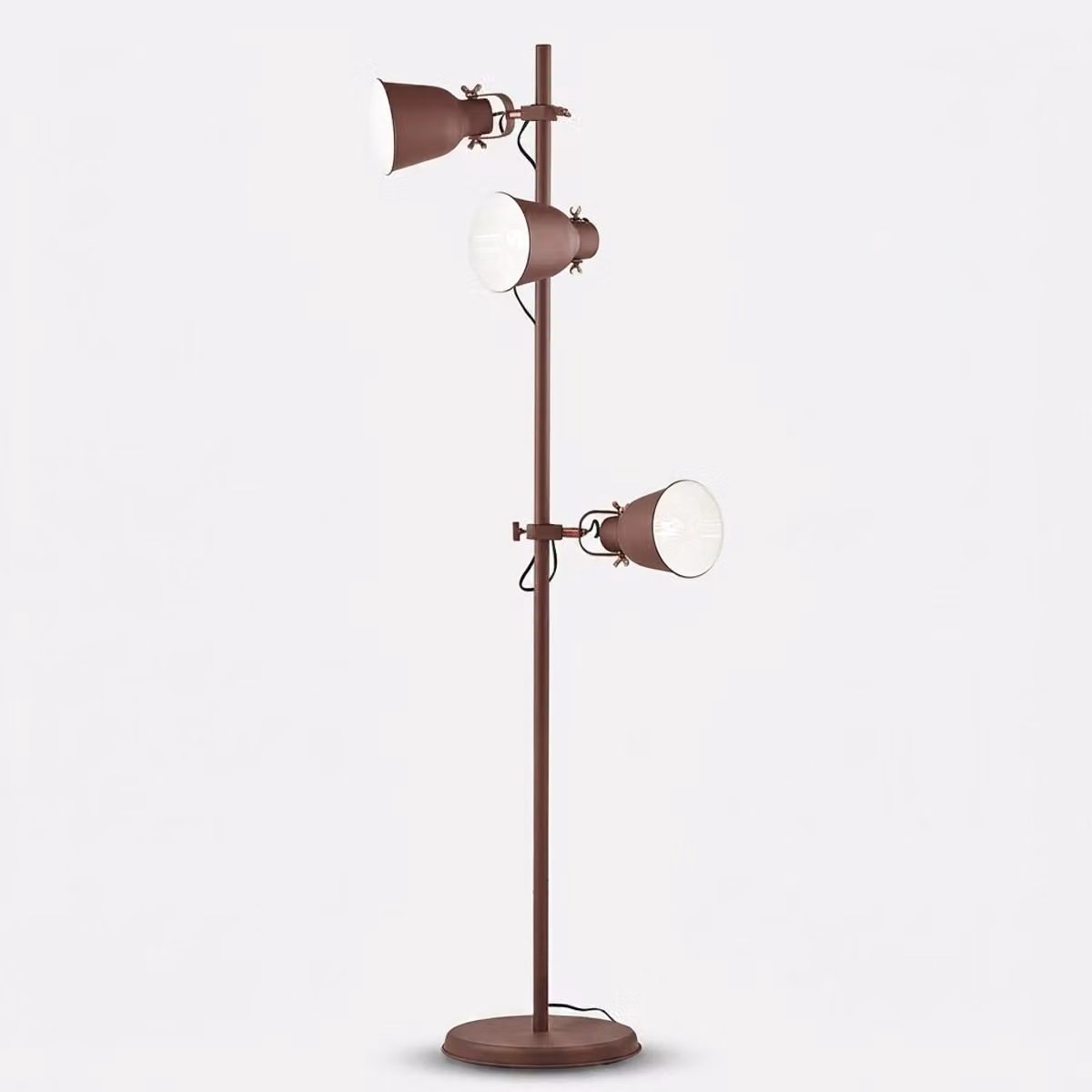 LAMPADA DA TERRA LEGEND: Lampada da terra in metallo color bronzo con finiture in rame