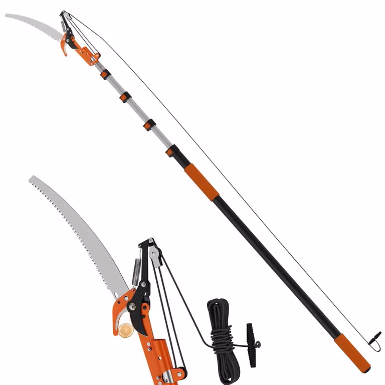 Solidchoice - Tagliasiepi con manico regolabile da 3 a 12 piedi