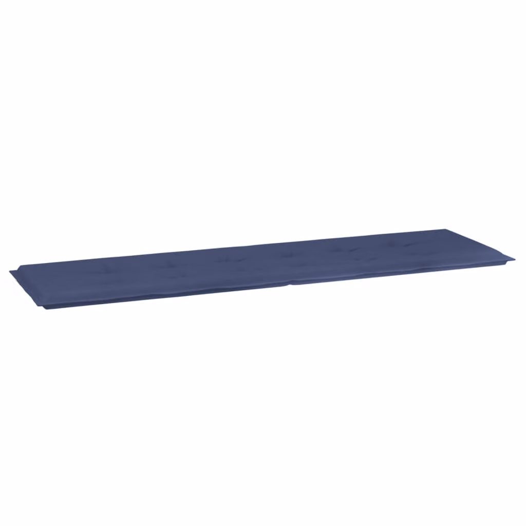 Cuscino per Panca Blu Marino 180x50x4 cm in Tessuto Oxford