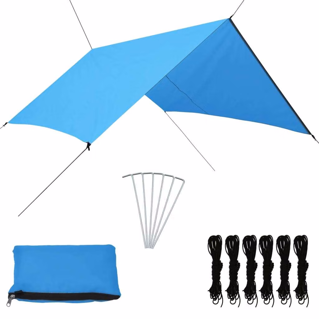 Telo protettivo per esterni Living Store, dimensioni 3x2,85 metri, colore blu