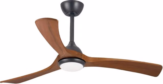 LÚZETE - VENTILATORE DA SOFFITTO LED 18W REGOLABILE 3 PALE MOTORE DC ASIER