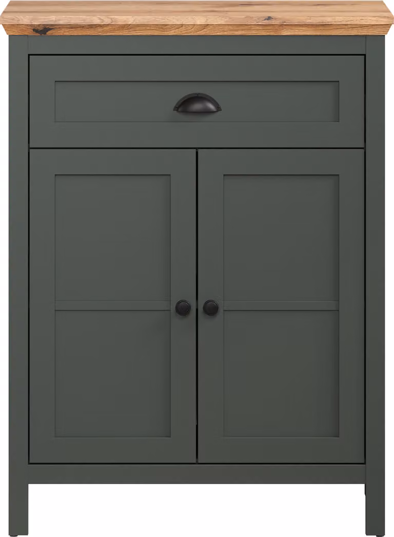 Calicosy - Scaffale 2 porte e 1 cassetto L77 cm - Stanton