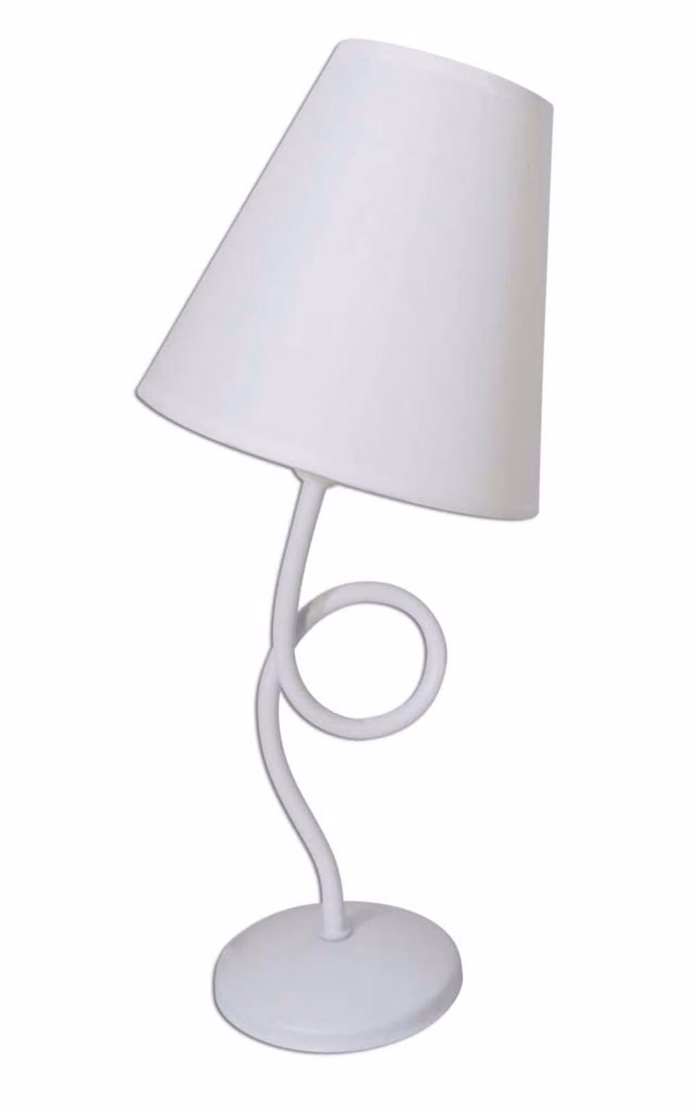 Lampada da tavolo Näve - tessuto/metallo - colore del paralume: bianco; 3116123