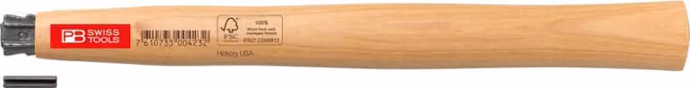 Manico di ricambio in hickory per mazzuolo soft-face non ribattuto 22 mm PB Swiss Tools