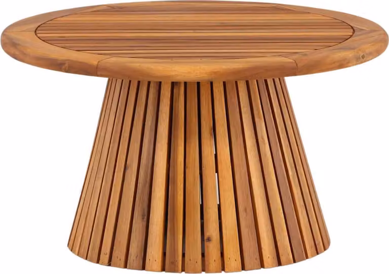FURNLUX Tavolino da esterno Lumpur acacia 70cm / Colore principale: Marrone / Dimensioni: 70 x 70 x 40 cm