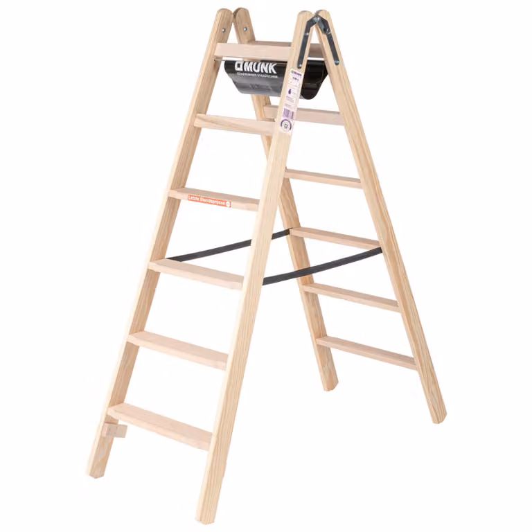 Scaletta in legno 2x6 gradini