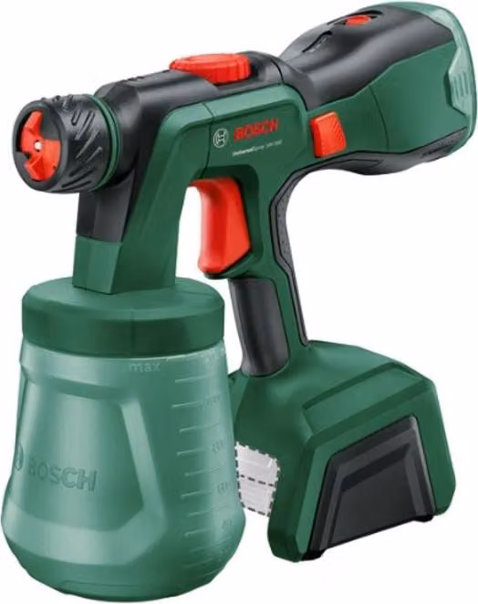 Pistola a spruzzo Bosch UniversalSpray 18V-300, batteria, ALLPaint, tecnologia Syneon