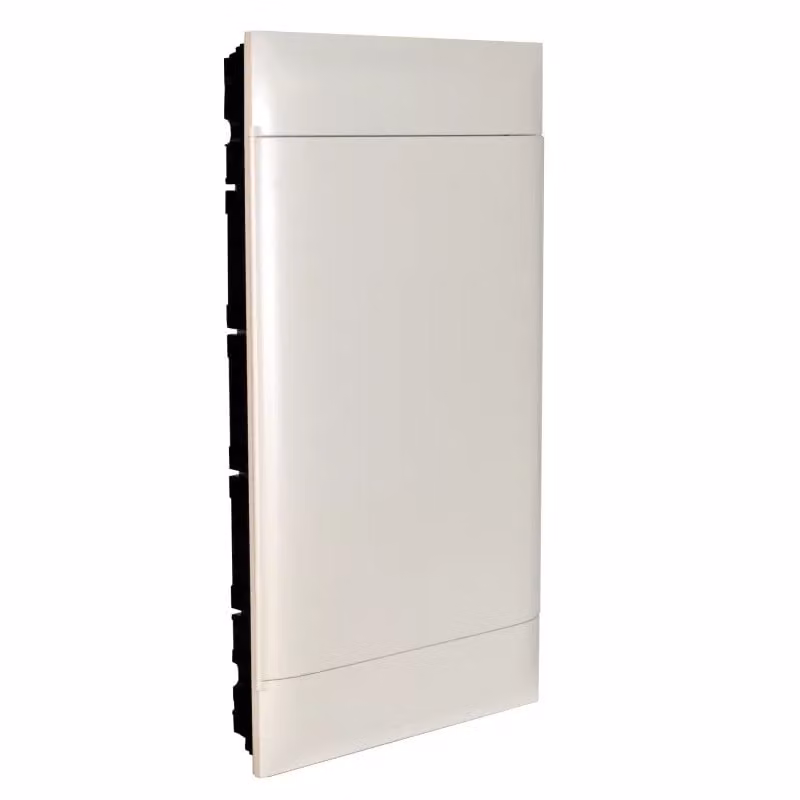 Distributore da incasso Legrand Praktibox S, con sportello in plastica, bianco, 4x 12 moduli 135144