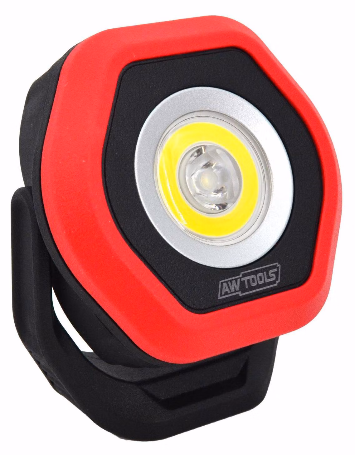 Awtools Black Line Torcia da officina Sol Cree Led + Cob Led
