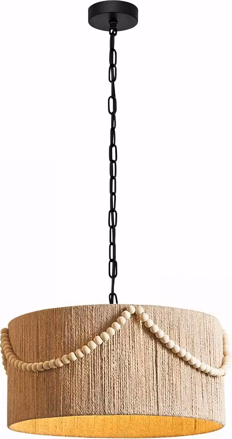 Lampada Da Soffitto Sospesa Toolight App1741-1Cp 40Cm Nero