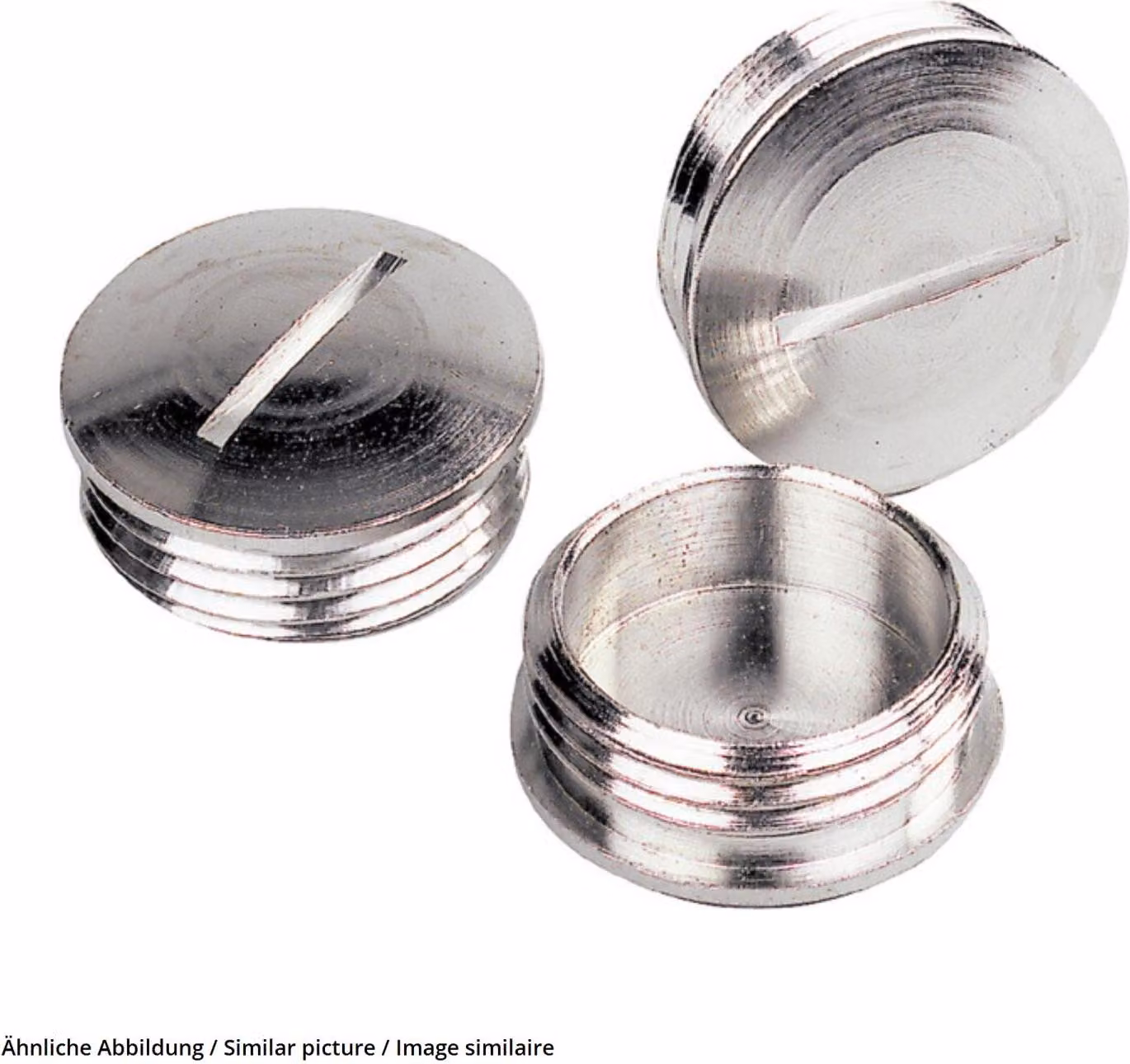 Tappo cieco LAPP PG13,5x1,41 rotondo con fessura in ottone (CuZn) nichelato colore argento - 1 pezzo