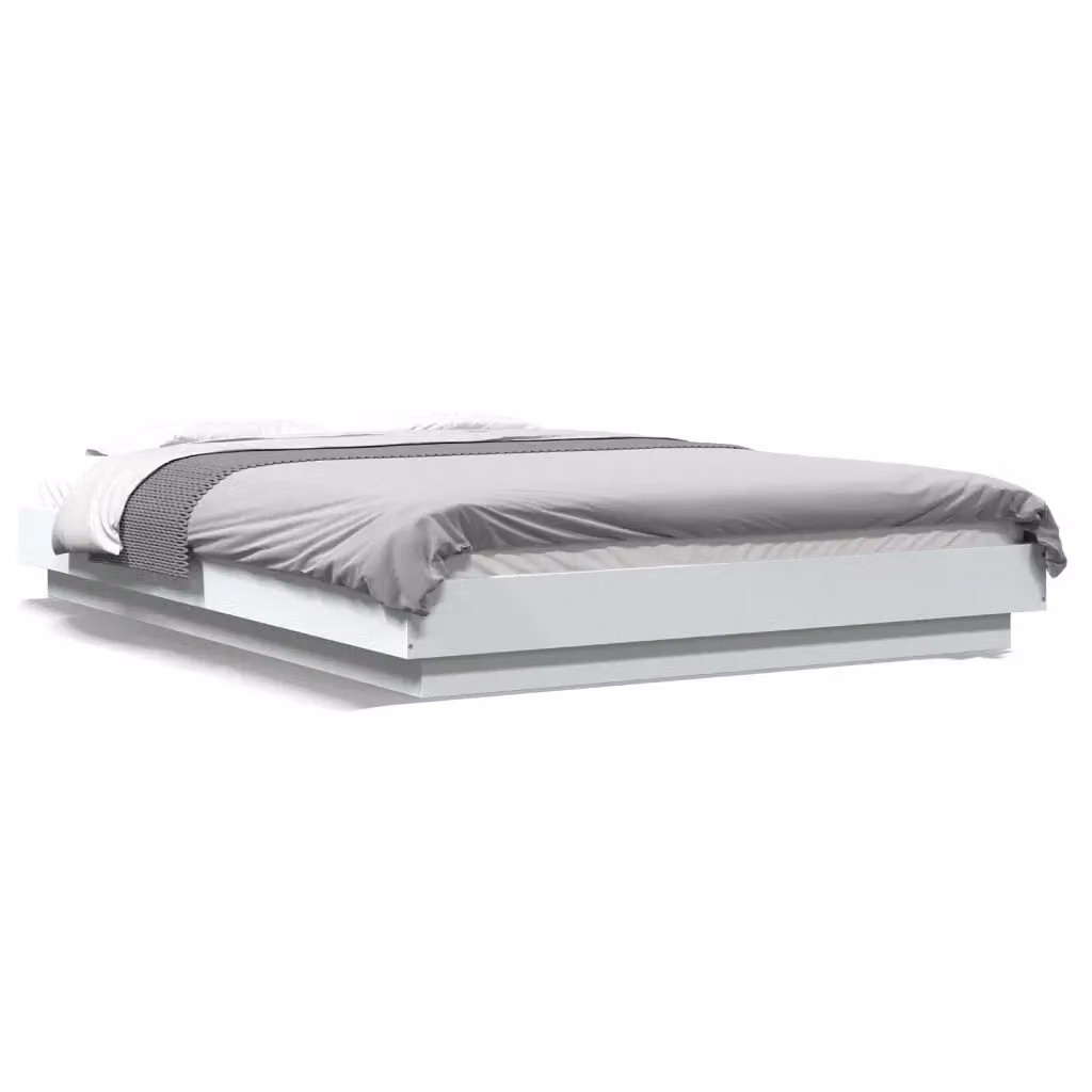 Giroletto vidaXL Bianco in Legno Multistrato L: 140 cm, P: 190 cm – 2
