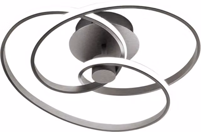 Plafoniera LED Diva Gealuce in alluminio e silicone opale, Dimmerabile, Luce Bianca Calda 3000K, 42W
