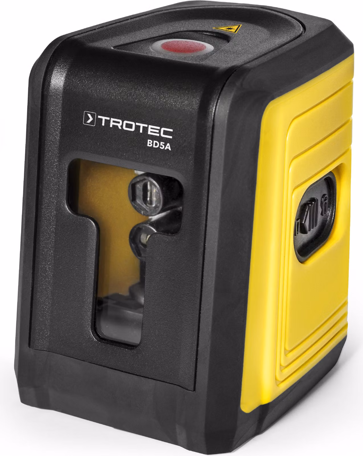 Laser a linee incrociate TROTEC BD5A (portata 10 m) con funzione di inclinazione, autolivellante, completo di supporto combinato con morsetto universale e ventosa