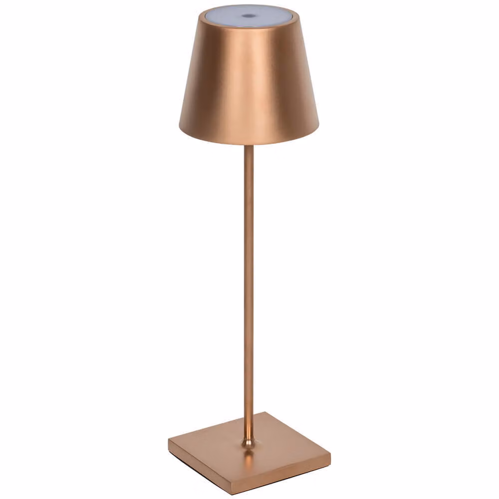 Nuindie LED lampada da tavolo ricaricabile lampada da tavolo per esterni IP54 bronzo Flex-Mood 2700/2200K