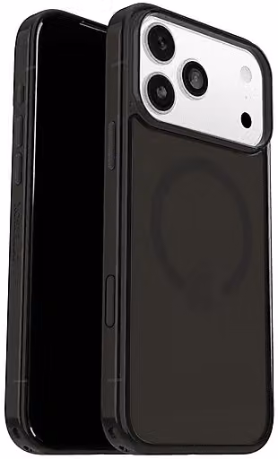 Cover OtterBox Symmetry Series MagSafe per iPhone 17 Pro Max, Trasparente Black Mist, Resistente agli urti
