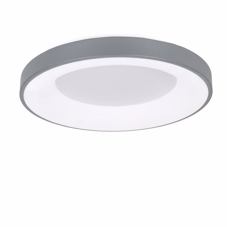 Plafoniera LED design 40W metallo circolare Ø50 cm 3000K-4000K-6000K selezionabile Driver Philips 5000lm CRI 85 nessun sfarfallio