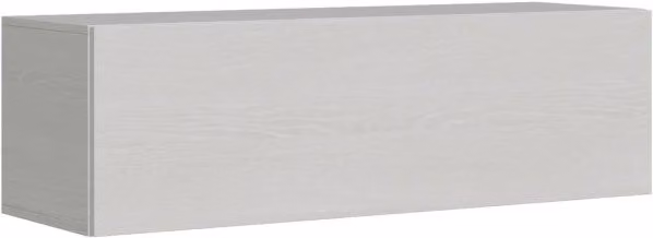 Pensile Ribalta Isoka L.133,6 H.40 P.39,2 Bianco Frassino
