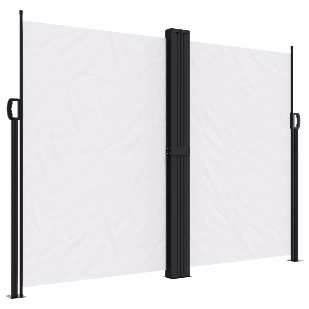Tenda da Sole Laterale Retrattile Bianca 180x1200 cm