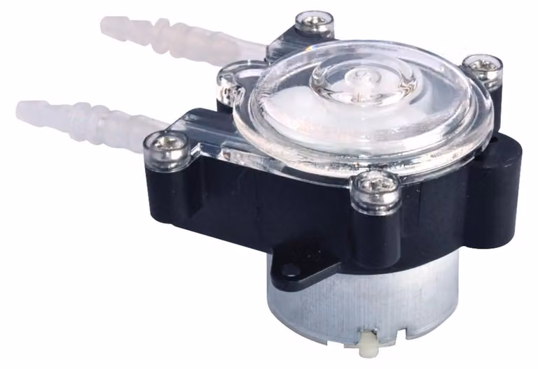 Micro-pompe peristaltiche a 12V, portata da 10 a 26 ml/min, velocità da 0,1 a 60 giri/min, autoaspiranti, tipo C
