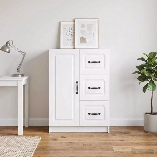 Credenza Bianco 66 x 34,5 x 87 cm Legno ingegnerizzato 895775