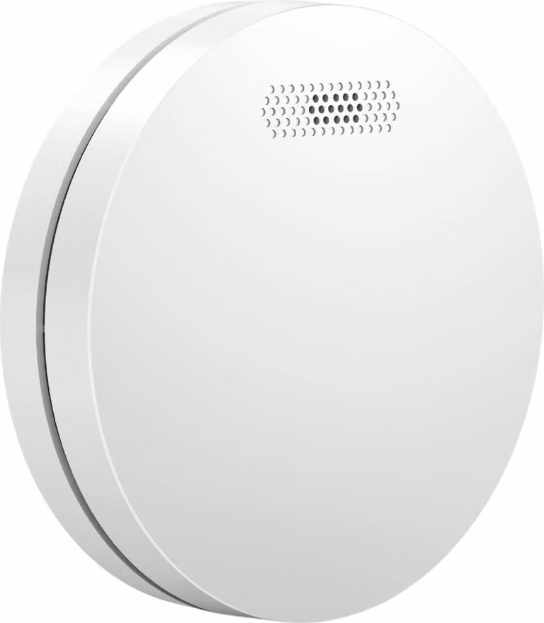 Aroha Link Rilevatore di Fumo/Calore Sleep Line Interconnesso - Batteria da 10 Anni - Sensore Fumo Collegabile - Allarme Anticendio
