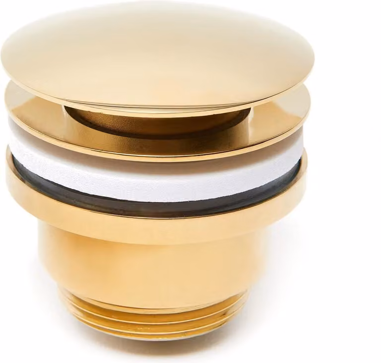 Valvola di scarico pop-up Optima click-clack 1 1/4'', oro
