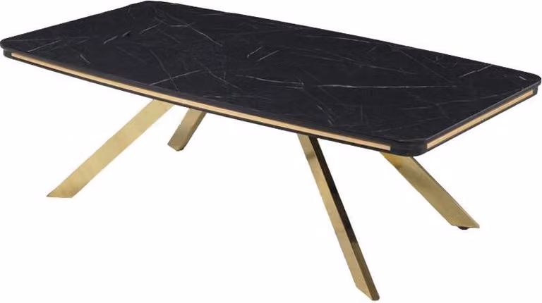 Couchtisch Schwarz Luxus Design Elegantes Möbel Wohnzimmer Tische Couchtische