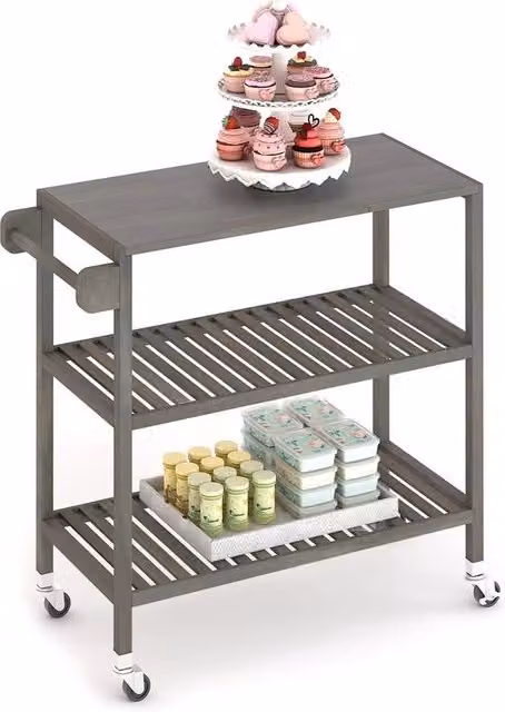 Carrello da servizio - Trolley da cucina - Su ruote – Sostenibile – Trolley da cucina
