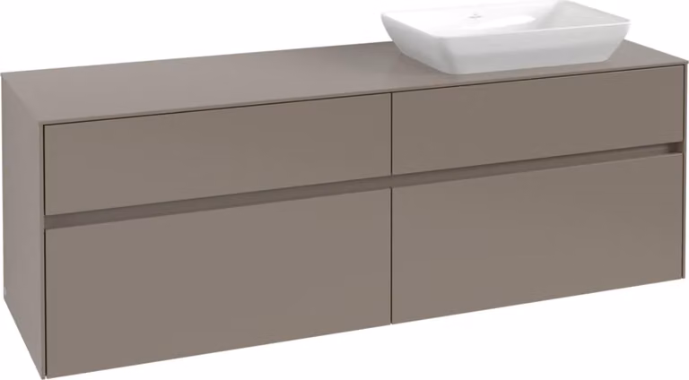 Mobiletto V&B Collaro 160x54,8x50cm, WT r, LED-Beltg. 12W, rugiada