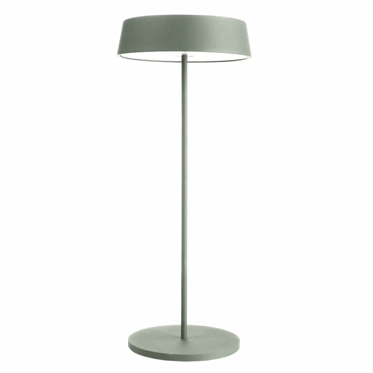 Deko-Light Lampada LED da tavolo Miram accu, dimming, verde Miram, dimmerabile, Verde, Soggiorno / Sala da pranzo, Alluminio, Moderno