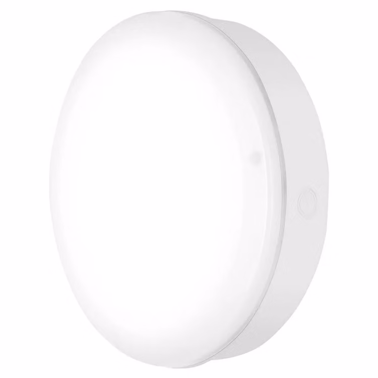 Ledvance LED parete e soffitto Superficie Bulkhead bianca rotonda Ø25cm IP65 10W 800lm Bianco caldo 3000K