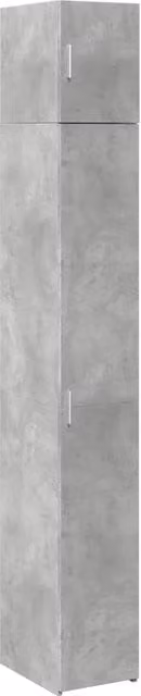 Mobile Sottile Grigio Cemento 30x42,5x225 cm in Truciolato CFW8472725