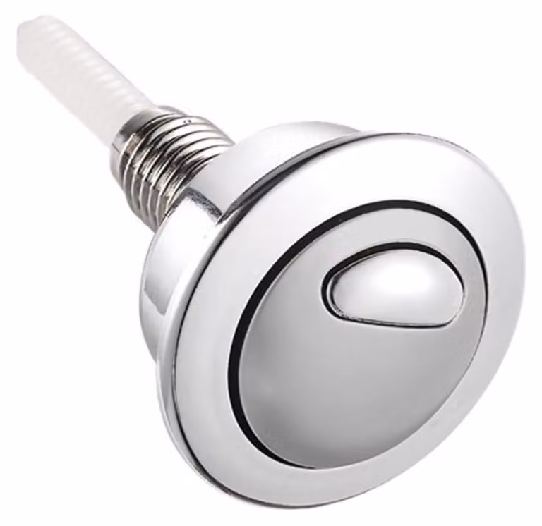 Solidchoice - Pulsante doppio per scarichi di lavabi, adatto per fori standard