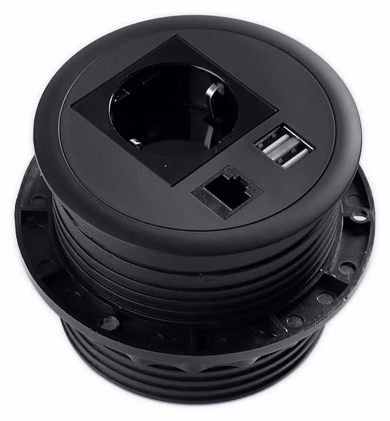 Spacetronik SPS-R1D3W V2: presa a muro circolare