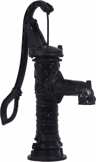 Pompa d'Acqua da Giardino con Supporto in Ghisa CFW1387445