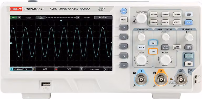Oscilloscopio Uni-T UTD2102CEX+