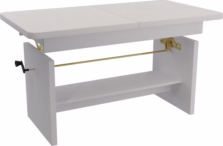 Tavolino allungabile VELYR - bianco alpino