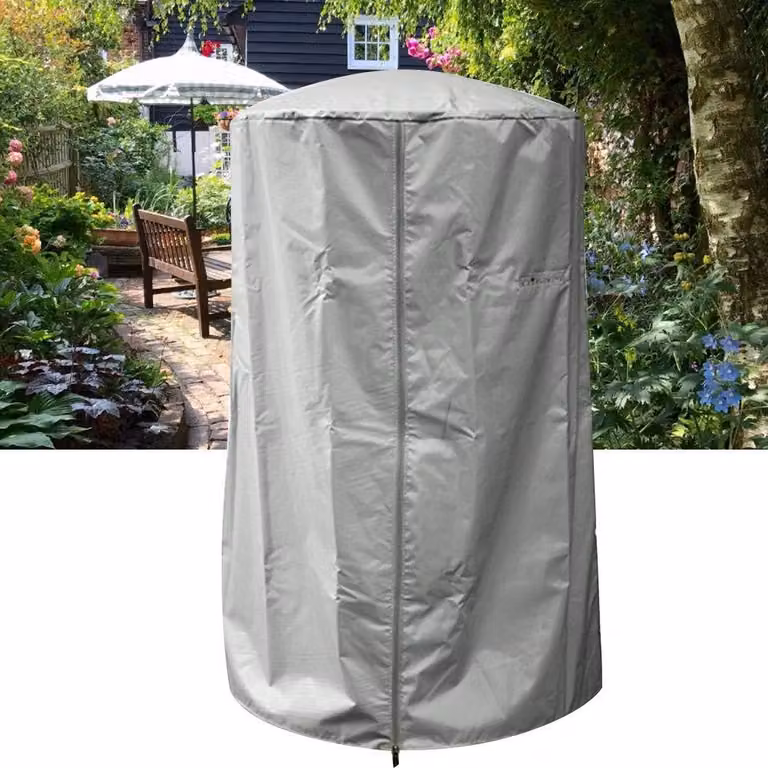 Copertura impermeabile per radiatore elettrico, grigia, adatta per terrazza e giardino