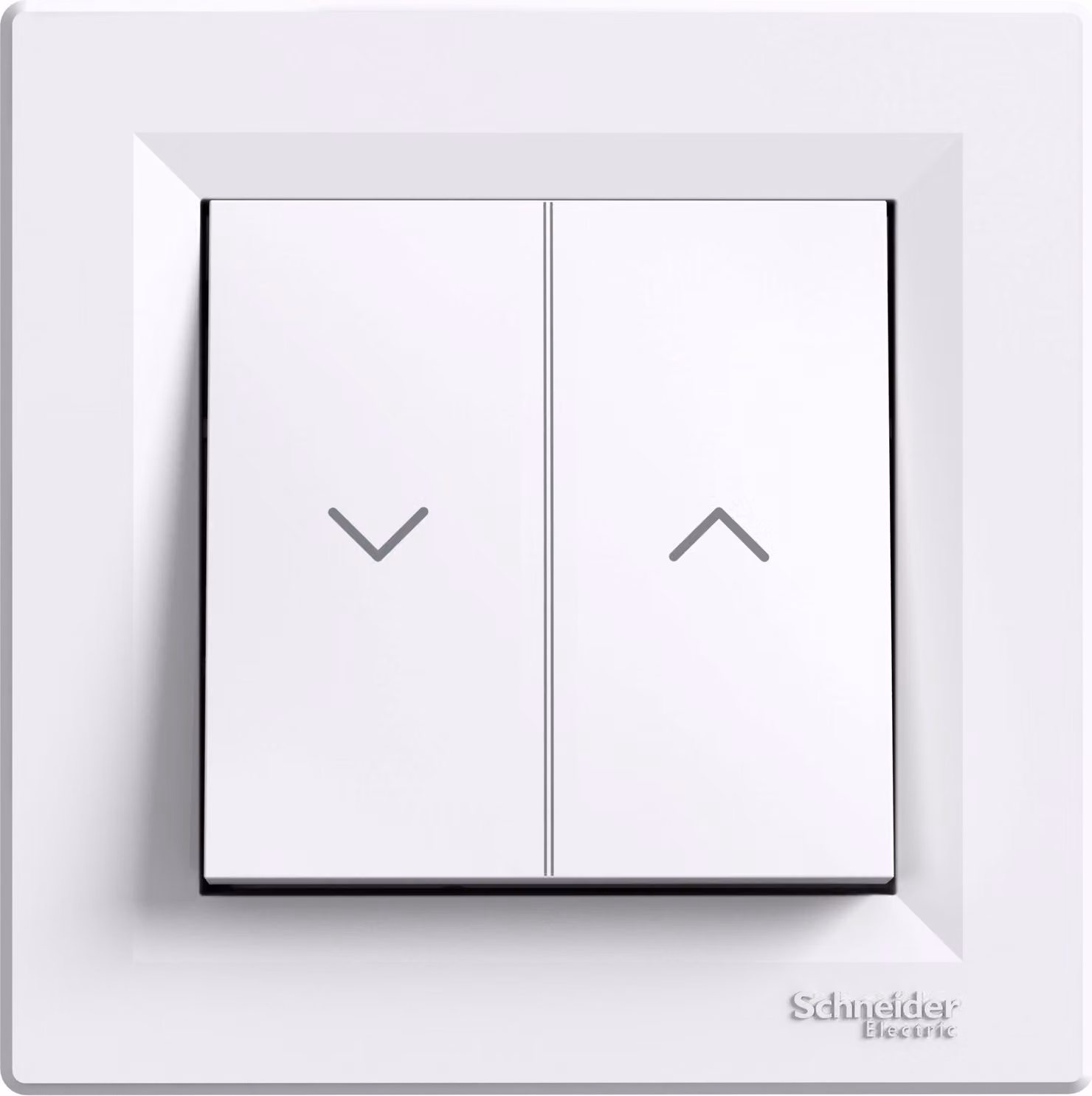 Terminali a vite a pulsante ciechi con cornice, bianco Schneider Asfora EPH1300321