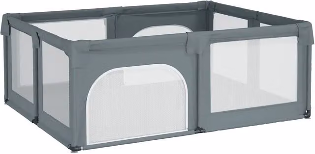 Box per Bambini con 2 Porte Grigio Chiaro Tessuto Oxford CFW7868659