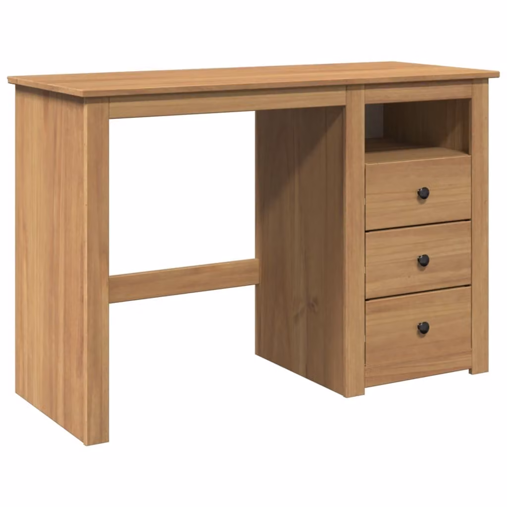 Scrivania PANAMA 112x45x75 cm Legno Massello di Pino