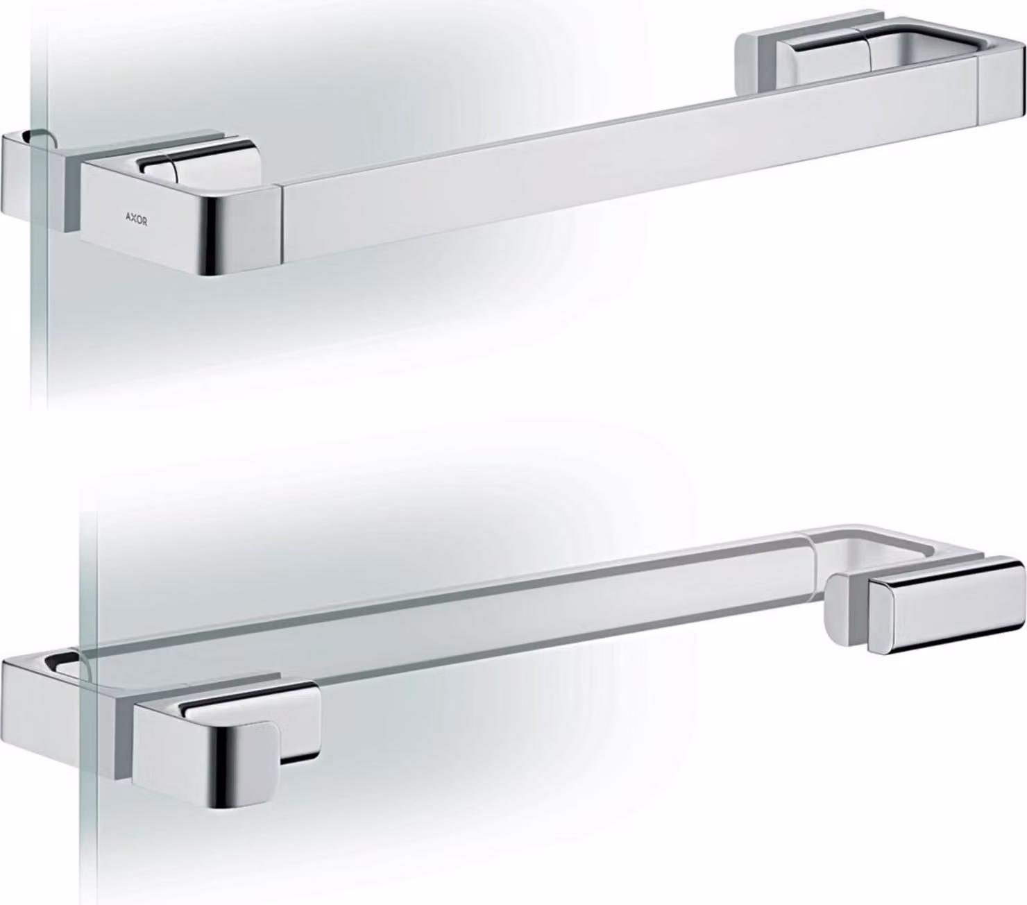 hansgrohe AXOR UNIVERSAL Accessoires poignée de porte de douche 444 mm, 42837800, 42837800