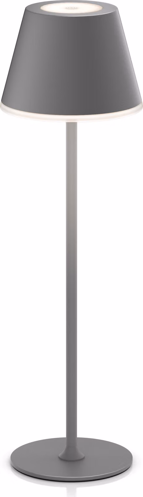 Lampada da tavolo senza fili Brandson, lampada da tavolo a LED, lampada da comodino, dimmerabile, touch, lampada da tavolo ricaricabile con stazione di ricarica USB, bianco caldo, bianco neutro, bianco freddo