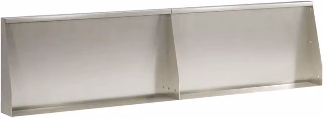 Muro di contenimento 2 pz 80 x 12 x 40 cm Acciaio Inox Argento 8015294
